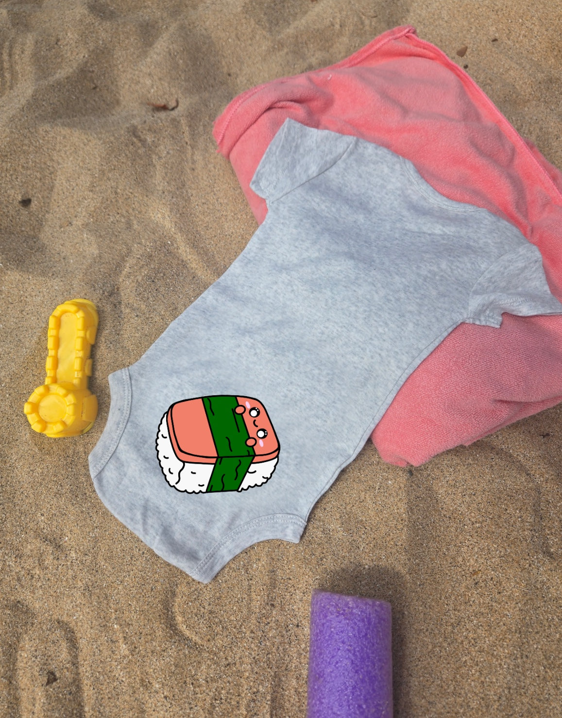 Spam Musubi Baby Onesie – Wrapped in Aloha