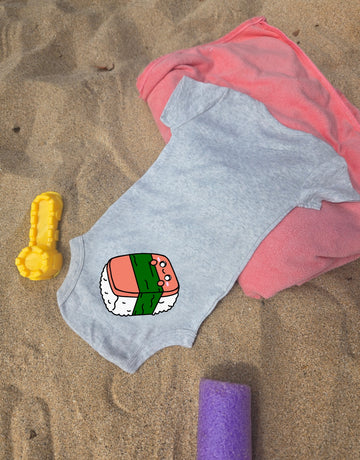 Spam Musubi Baby Onesie – Wrapped in Aloha